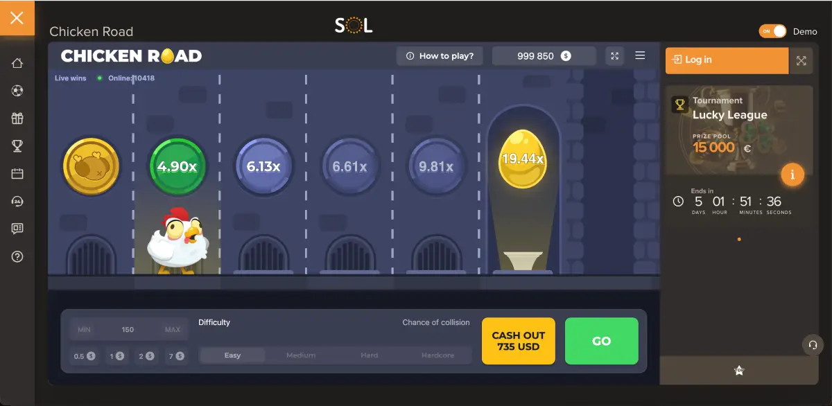 Original Chicken Road betting game – cross the road, avoid traps, win money