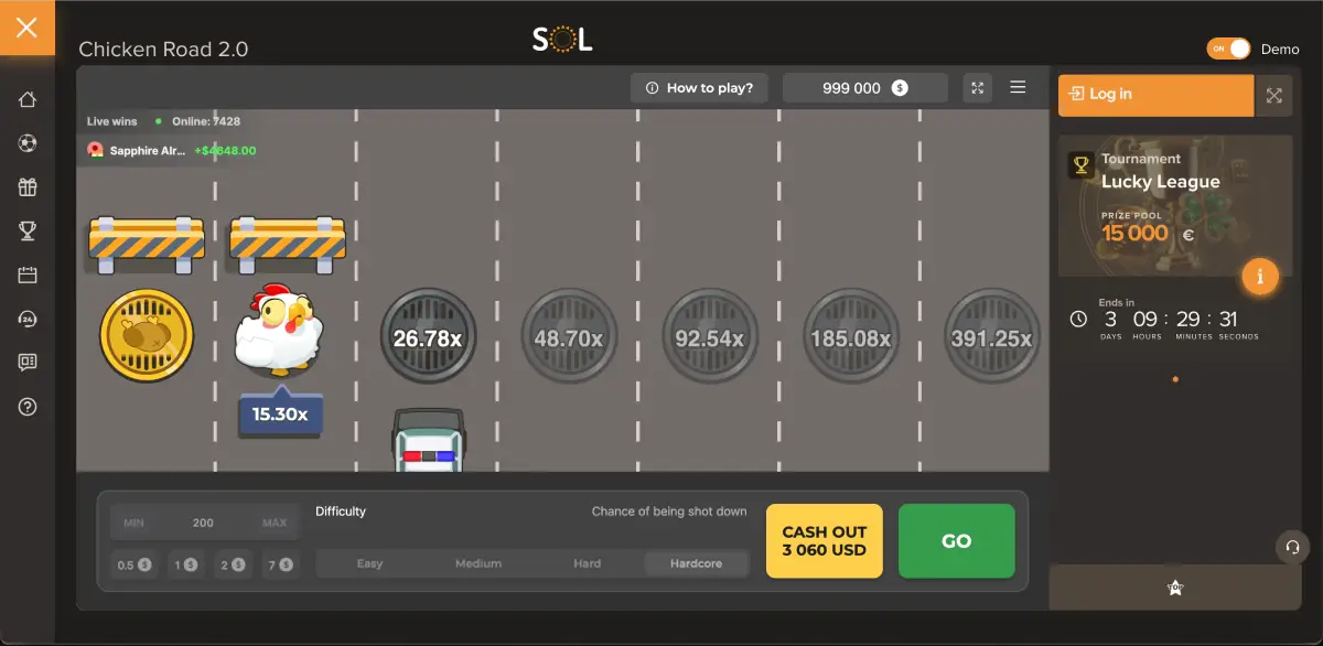 Chicken Road 2 dungeon visuals with trap animation