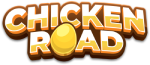 Chicken road game logo
