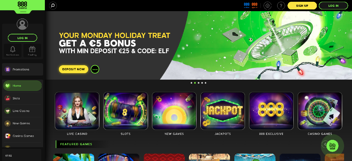 Overview of main features and structure of 888 casino Overview of main features and structure of 888 casino