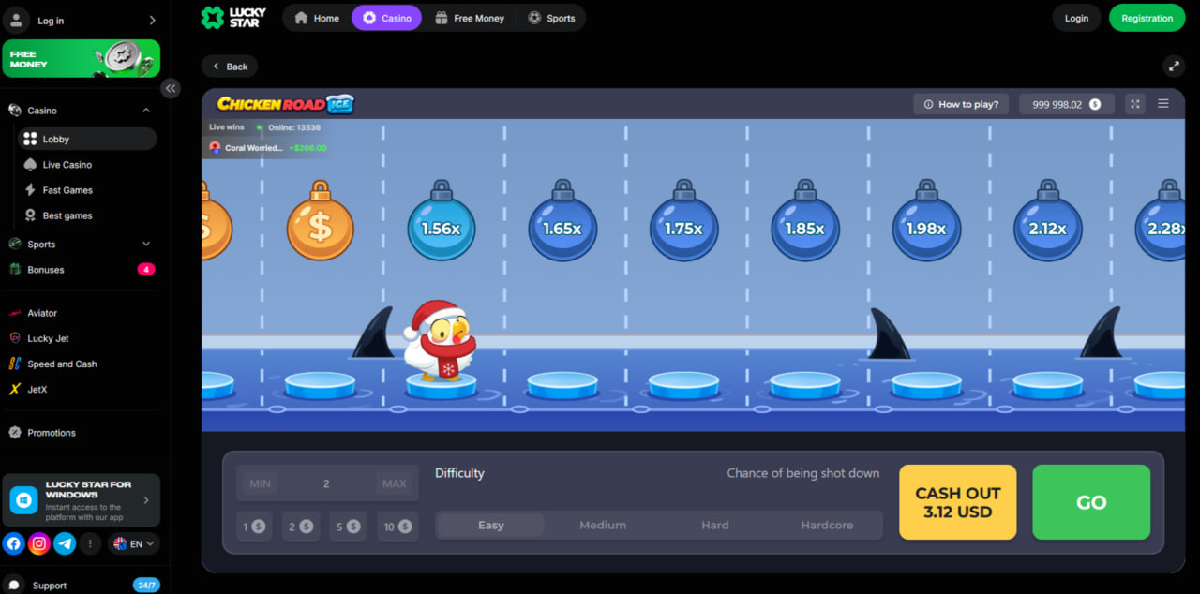 Chicken Road Ice game characteristics and main parameters