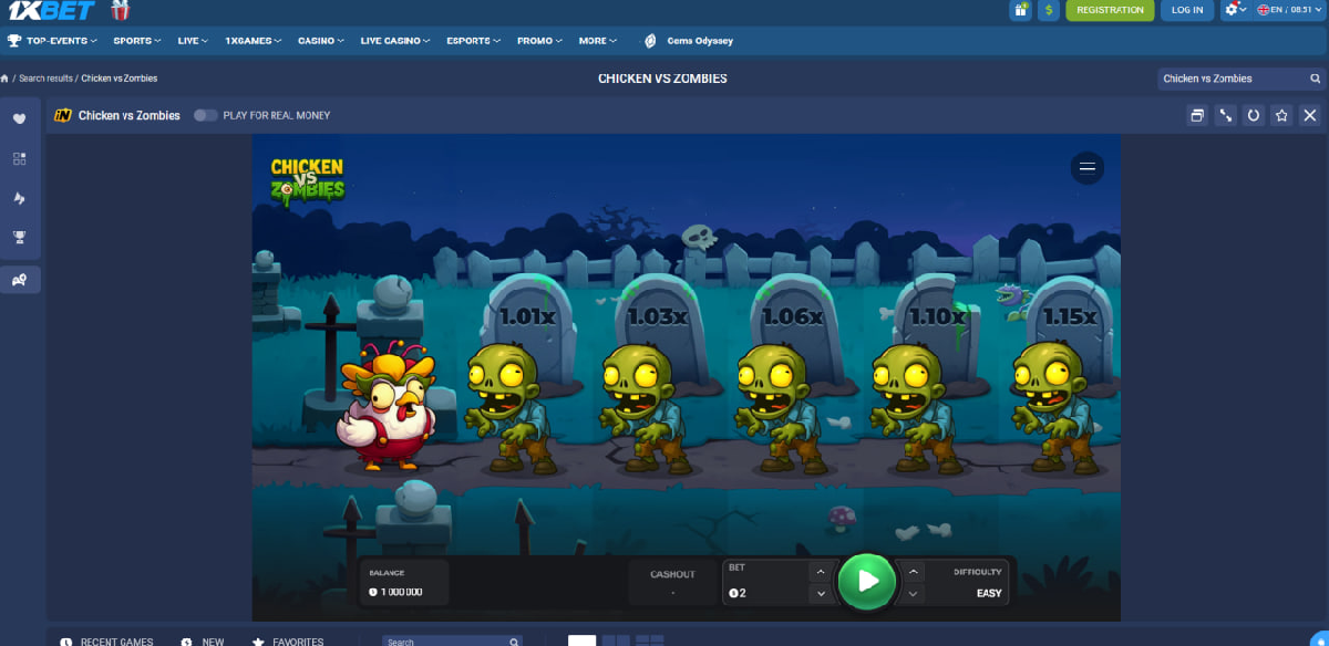 Chicken vs Zombies game characteristics including RTP, volatility and max win