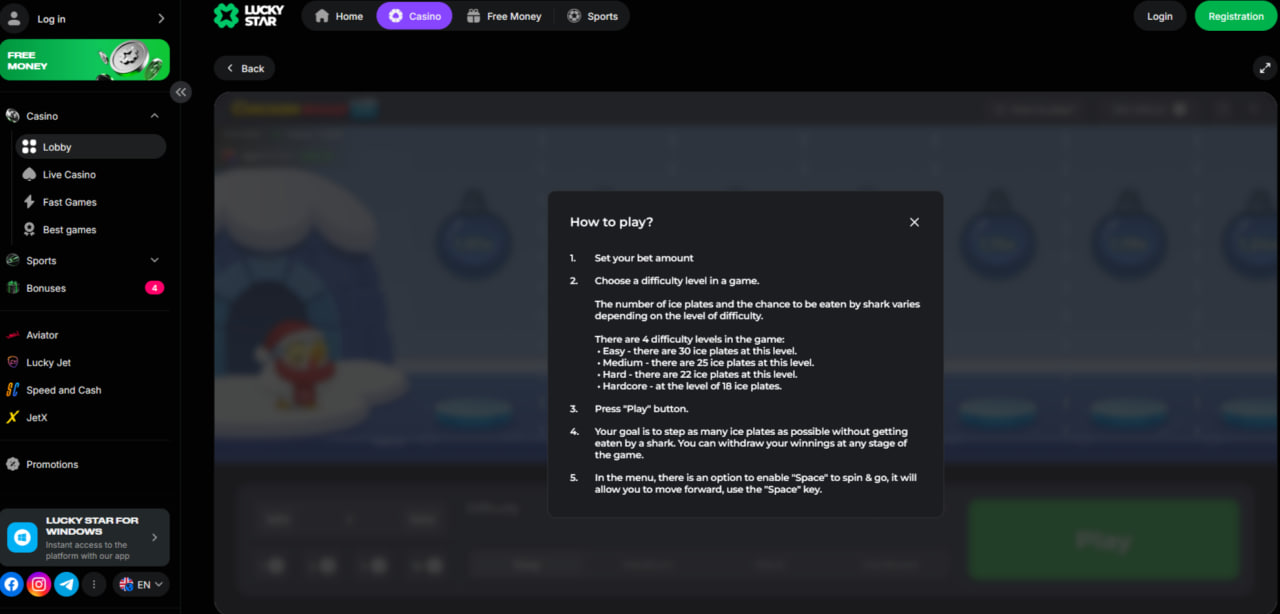How to play Chicken Road Ice step by step