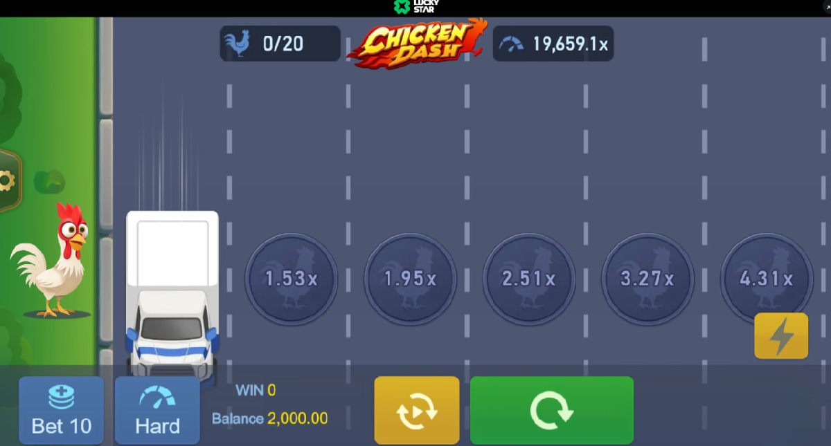 Chicken Dash game review with crash mechanics and multipliers Chicken Dash game review with crash mechanics and multipliers