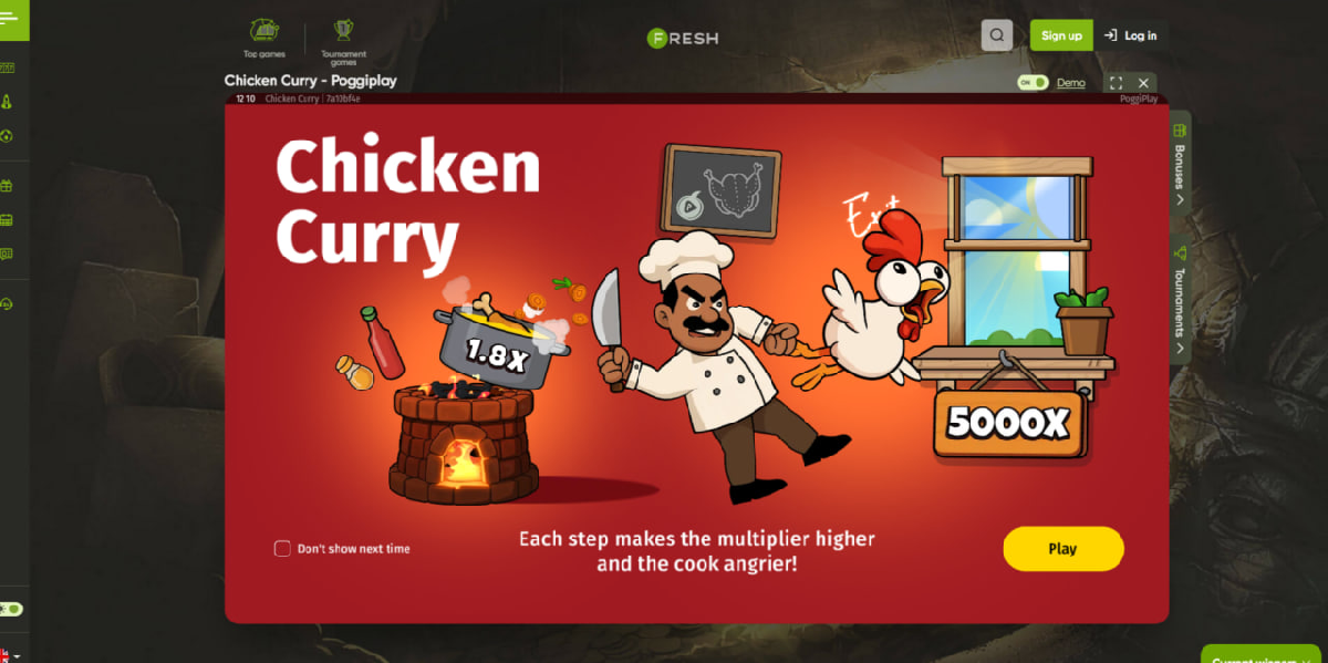 Chicken Curry game strategies focused on timing and risk control