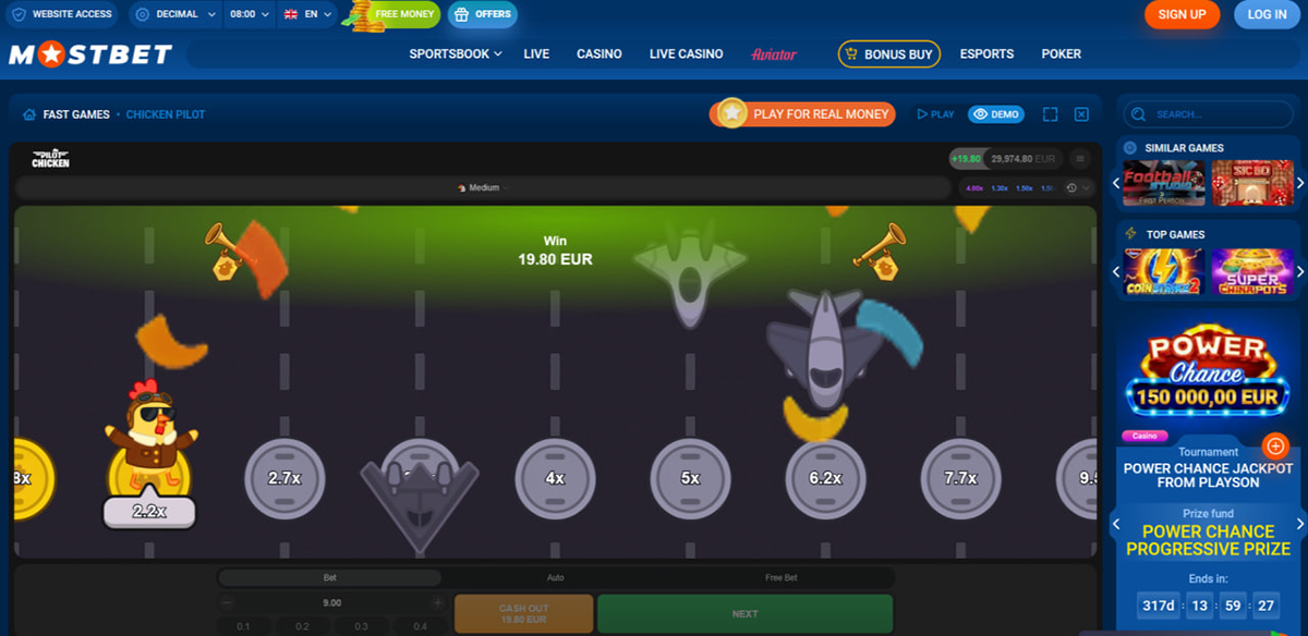 Personal experience playing Pilot Chicken on the mobile version interface Personal experience playing Pilot Chicken on the mobile version interface